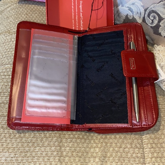 ❤️NWT Rolfs’ Red Spacious & Large Genuine Leather Wallet w/Severo Compartments - Picture 8 of 16